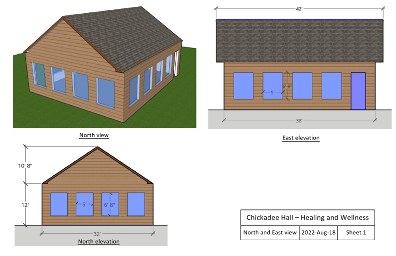 Chickadee Hall Drawings